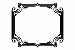 Thin Line Frame Series vector