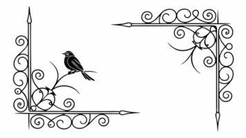 Frame Set for Invitations vector