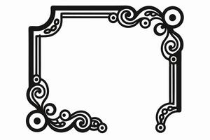 Monochrome Frame Set vector