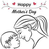 Mom in Every Brushstroke vector