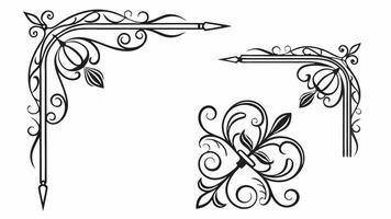 Geometric Decorative Frame Pack vector