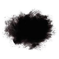 Modern black splash on white background vector