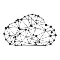 clound data. illustration. vector