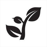 Growth Symbol silhouette vector