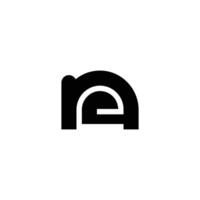 Refined EN or NE Lettermark Designed with Style and Substance vector