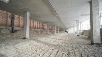 Rebar lathing on sand and crushed stone for concrete reinforcement and strength 3 video