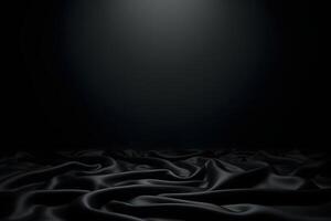 Black background with a light source photo