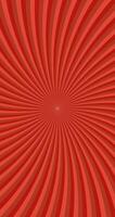 Abstract red helix ray burst pattern background design - seamless loop animation video