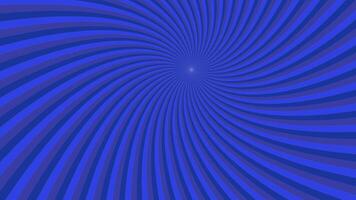 Blue abstract spiral ray pattern background design - seamlessly looping animation video