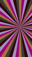 Abstract colorful starburst background design - loopable animation video