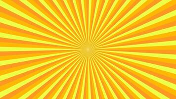 Geometric abstract golden burst background - seamless loop animation video