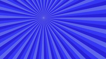 Blue starburst background - seamless loop animation video