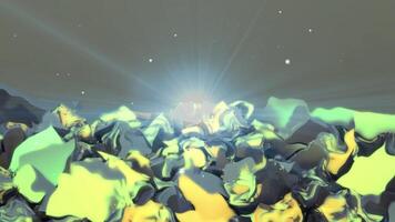 Blocks Shattering 3D Rendering video