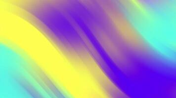 Soft Pastel Holographic Flow Backdrop with a yellow purple blue and green gradient, perfect for digital design projects, modern corporate, website backgrounds video