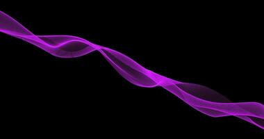 Fluttering colored flap on a black background. Abstract animation.1 video