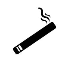 Cigarette Icon for Smoking and Health Awareness Concepts vector