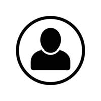 Profile Avatar Icon for User and Social Media Interface vector