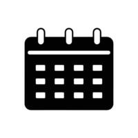 Monthly Calendar Icon for Date Planning and Scheduling vector