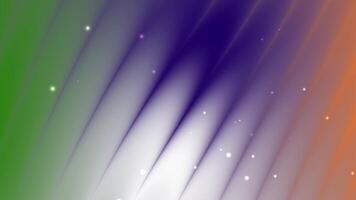 Diagonal lines blend green purple orange hues with faint sparkles Suitable for abstract backgrounds vibrant designs and dynamic visuals video