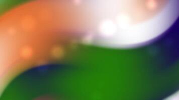 Blurred orange green and white swirls with light bokeh Perfect for vibrant background designs or abstract concepts in your projects video