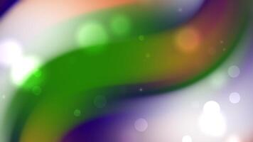 Abstract green white and orange bokeh background suitable for design projects web backgrounds posters and digital art creations video