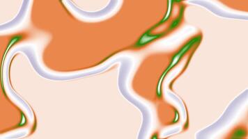 Abstract art with peach green and white flowing shapes Suitable for digital backgrounds wallpaper and modern design projects video