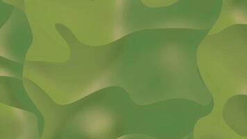 A green wave pattern with a smooth, organic texture. The design features flowing shapes in various shades of green, creating a natural and calming abstract background. video