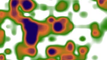 Green orange and blue blobs create an abstract design suitable for backgrounds website banners or vibrant social media posts video