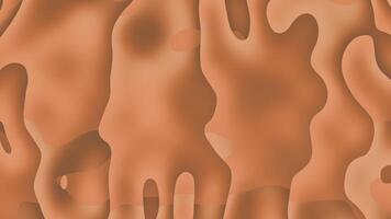 A peach-brown organic pattern with a smooth, flowing texture. The design features irregular shapes in soft, earthy tones, creating a natural and calming abstract background. video
