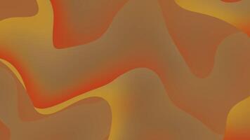 A red-orange wave pattern with a smooth, molten texture. The design features flowing shapes in warm hues, creating a vibrant and energetic abstract background. video