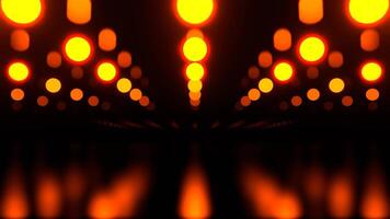 Orange Pulsating Disco Light Background VJ Loop in 4K video