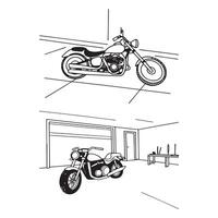 illustration of a bike design vector