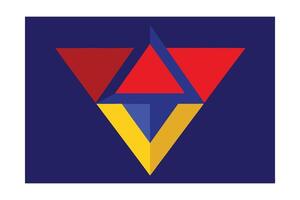 Abstract Geometric Design With Triangles And V Shape On Dark Blue Background Graphic Resource For Creative Projects And Presentations vector