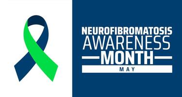 Neurofibromatosis Awareness Month background banner or poster design template. observed every year in May. Holiday concept. Use to any Template, card, poster, placard, template. vector