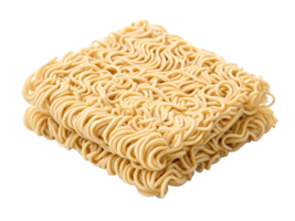 Two Blocks of Raw Instant Noodles, Isolated on Transparent Background png
