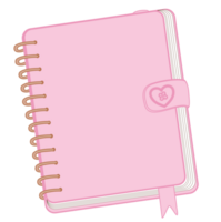 Pastel Spiral Notebook png