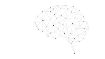 Brain Connection. Lines and dots png