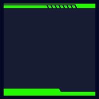 Futuristic square background. Social media frame illustration. Design element template. vector