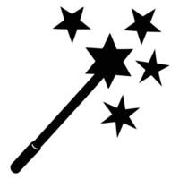 Magic Wand with Stars Floating vector