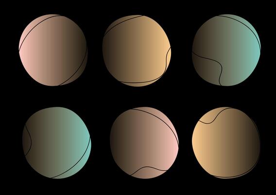 Color liquid blob shapes, pastel gradient organic random forms, abstract fluid silhouette, simple smooth ink stain on black background. Best for branding, social media, packaging, web design