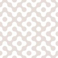 Truchet tile round shapes seamless pattern in flat style. Mosaic background with rounded forms. Modern geometric infinity pattern. vector