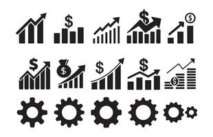 Business Analytics line editable icon set. Containing Analyzing, Data, Big Data, Research, vector