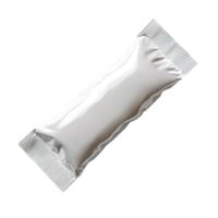 Silver Foil Snack Packaging Isolated on Transparent Background png