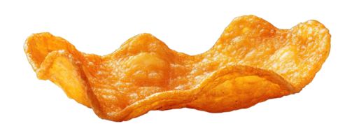 Crispy Fried Snack Chip, Isolated on Transparent Background png