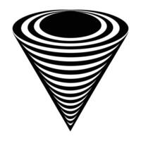 a black and white image of a spiral vector