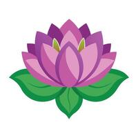 lotus flower icon illustration vector
