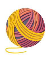 Ball of thread. isolated illustration vector