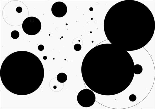 Black and white Constructivist-inspired composition with simplified geometry vector