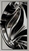Rotation, Elite Template, Silver Shape, Optical illusion, Colors, Vertical Background, Unique Design, Exclusive video