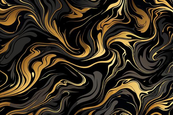 Golden black marble premium background.
